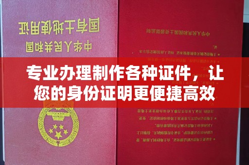 翁源专业办理制作各种证件，让您的身份证明更便捷高效